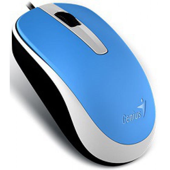GENIUS MOUSE DX-120 WIRED USB OPTICAL BLUE