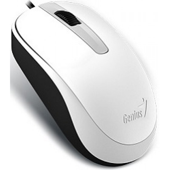 GENIUS MOUSE DX-120 WIRED USB OPTICAL WHITE