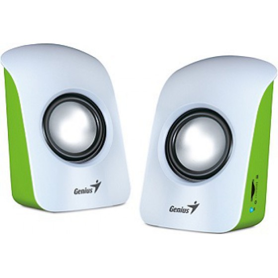 GENIUS SPEAKERS SP-U115 2 SATELLITES 3 WATT RMS WHITE