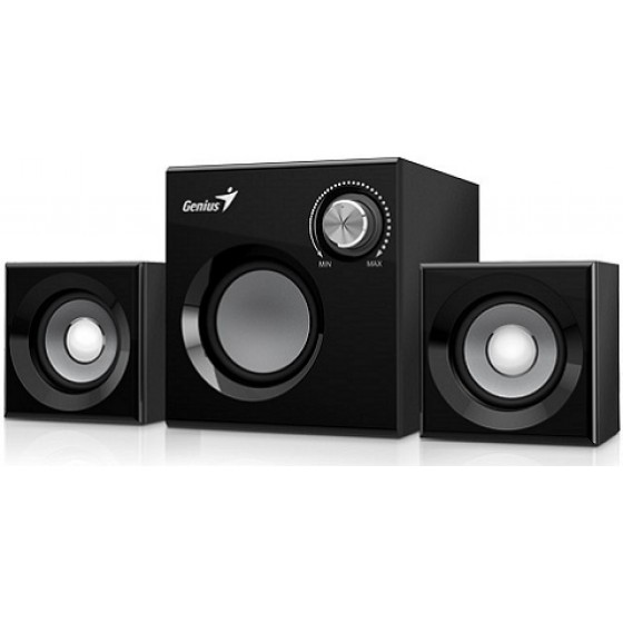 GENIUS SPEAKERS SW-2.1 370 BLACK WOOD