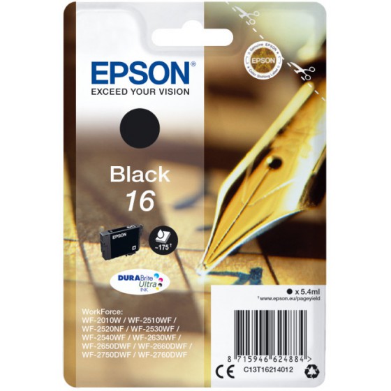 EPSON 16 BLACK - (C13T16214012)