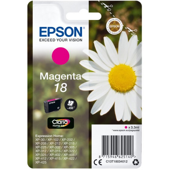 EPSON 18 MAGENTA - (C13T18034012)