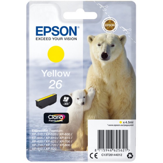 EPSON 26 YELLOW - (C13T26144012)