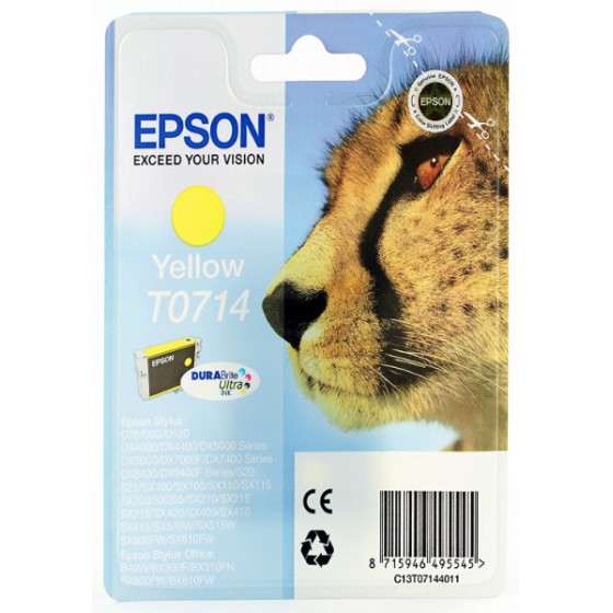 EPSON INK ULTRA YELLOW T0714 - (C13T07144012)