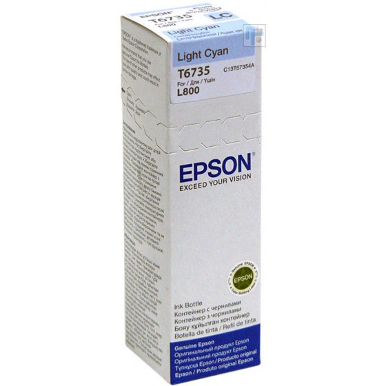 EPSON L.CYAN T6735 IN BOTTLE 70ML - (C13T67354A)