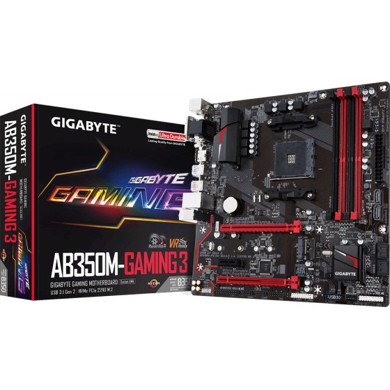 GIGABYTE AB350M-GAMING 3 AM4 - (GA-AB350M-GAMING 3)