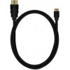 ������� MEDIARANGE HDMI/MINI HDMI HIGH SPEED CONNECTION WITH ETHERNET 1.5M BLACK - (MRCS165)