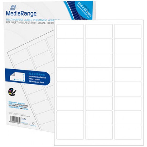 MEDIARANGE �������� ������� ������ 63.5�33.9MM. ������ (1.200 PACK) - (MRINK150)