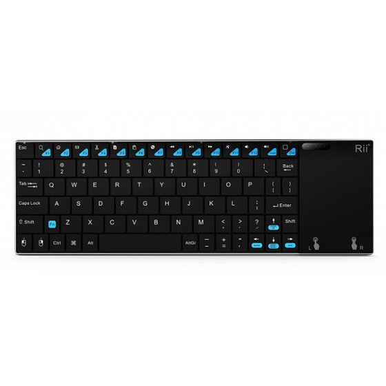 RIITEK �������� AIR KEYBOARD, 3.8 TOUCHPAD, 12M ��������, BLACK - (RT-MWK12P-BK)