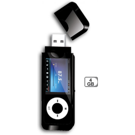 OSIO SRM-7340B MP3 PLAYER �� ��������� USB 4GB �����