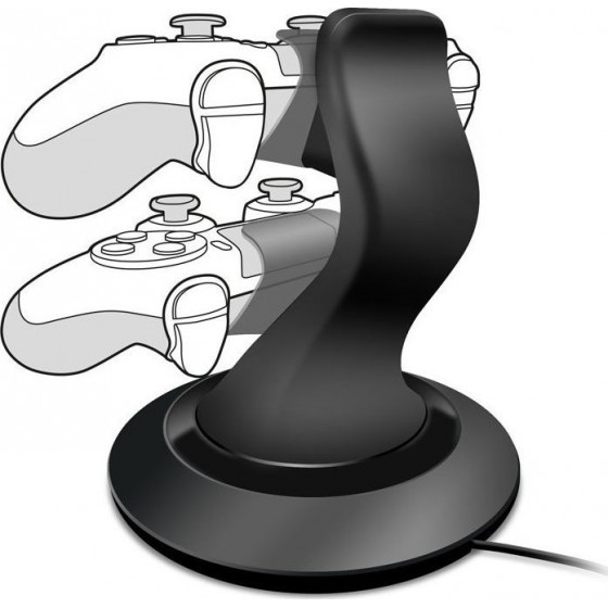 SPEEDLINK TWINDOCK CHARGING SYSTEM FOR PS4 BLACK - (SL-4511-BK)