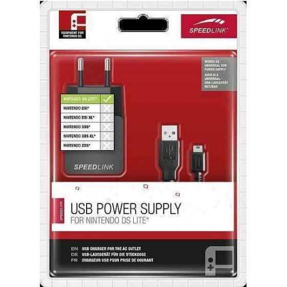 SPEEDLINK SL-5612-BK , USB POWER SUPPLY - FOR NDSL, BLACK