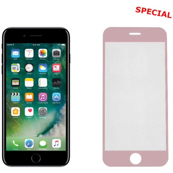 TEMPERED GLASS IPHONE 8/7 4.7 9H 0.25MM SPECIAL ROSE-GOLD IDOL 1911