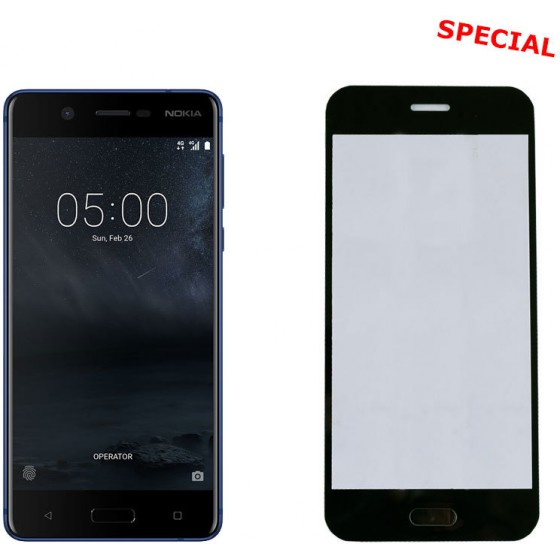 TEMPERED GLASS NOKIA 5 5.2 9H 0.25MM SPECIAL BLACK IDOL 1991