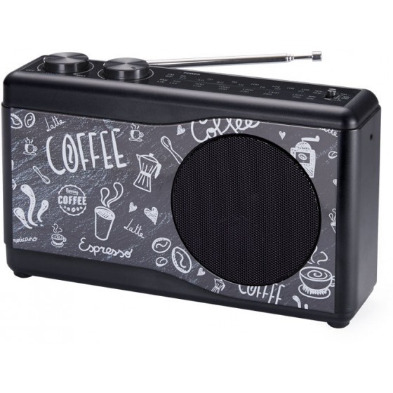BIGBEN TR23 COFFEE PORTABLE RADIO 4 BANDS