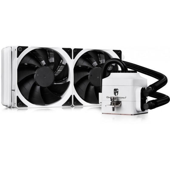 DEEPCOOL CAPTAIN 240 EX WHITE WATER CPU COOLER - UNIVERSAL (INTEL & AMD)