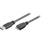 GOOBAY 95734 USB 3.0 SUPERSPEED CABLE 0.50M - USB 3.0 MALE A - USB 3.0 MICRO MALE B
