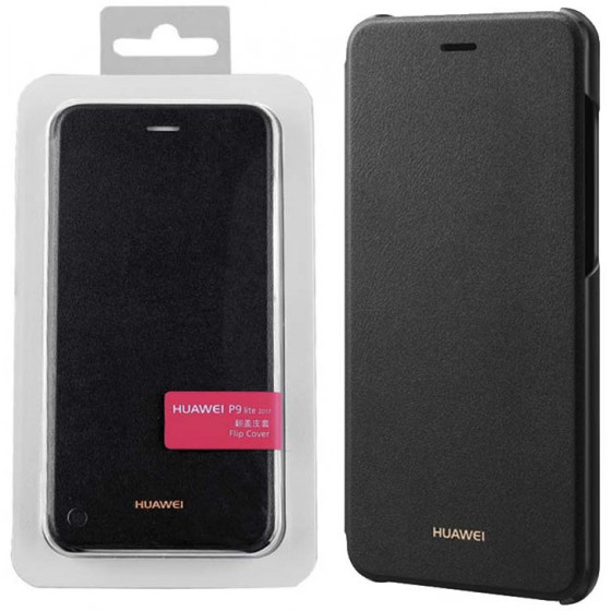 ���� HUAWEI P9 LITE 2017/P8 LITE 2017 FLIP COVER BLACK OR