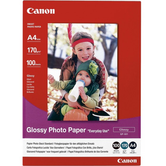 CANON GLOSSY PHOTO PAPER A4 100 SH - (0775B001AB)