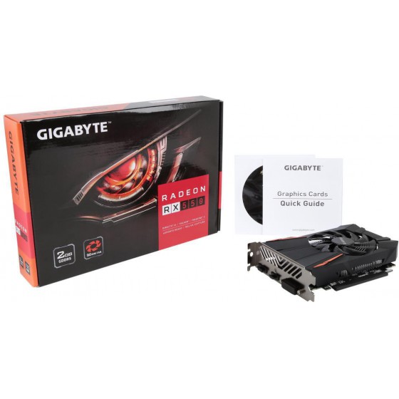 VGA GIGABYTE RX 550 D5 2GB GDDR5 - (GV-RX550D5-2GD)