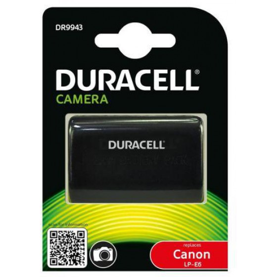 �������� ������� DURACELL DR9943 ��� CANON LP-E6 7.4V 1600MAH (1 ���)