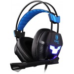 SADES GAMING HEADSET XPOWER PLUS, VIBRATION, USB, 40MM ��������� - (SA-706S)