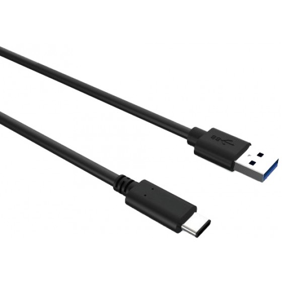 POWERTECH ������� USB 3.0 �� USB TYPE C, 1M, BLACK