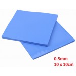 THERMAL PAD 0.5MM, 10 X 10CM, BLUE