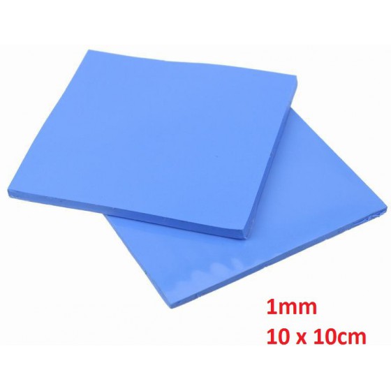 THERMAL PAD 1MM, 10 X 10CM, BLUE