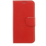 POWERTECH ���� BOOK LEATHER SILICON ��� SAMSUNG J3 2017 EU, RED