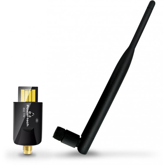 POWERTECH WIRELESS USB LAN MINI ADAPTER, 150MBPS, 2.4GHZ - (PT-426)