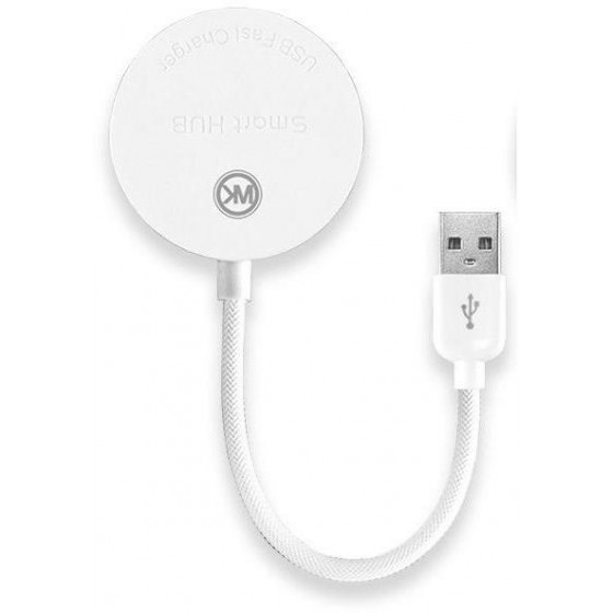 USB HUB WK WT-N2 CARBIN (HUB-4USB) 15CM WHITE