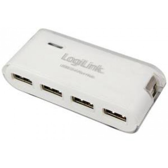 USB HUB LOGILINK UA0086 WHITE+ PSU