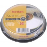 KODAK CD-R PRINTABLE 52X 700MB 10-PACK