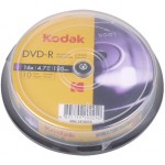 KODAK DVD-R 16X 4.7GB 10-PACK
