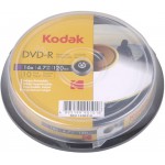 KODAK DVD-R PRINTABLE 16X 4.7GB 10-PACK