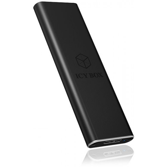 ICY BOX IB-183M2 EXTERNAL M2 SATA SSD CASE USB 3.0 ALUMINIUM /600831