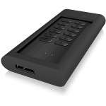 ICY BOX IB-189U3 ENCRYPTED EXTERNAL M2 SATA SSD CASE USB 3.0 SILICONE/60086