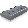 ICY BOX IB-HUB1405 USB 3.0 HUB CHARGER 4PORTS AND SWITCHES / 60153