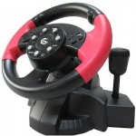 GEMBIRD STR-MV-02 MULTI-INTERFACE VIBRATING RACING WHEEL (PC/PS2/PS3) - (8716309087650)
