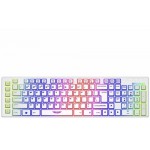 ARMAGGEDDON GAMING KEYBOARD SWIFTSTALKER AK333S WHITE - (8886411983031)