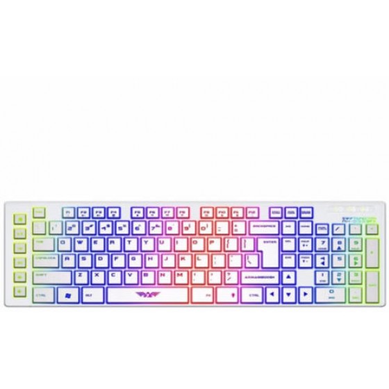 ARMAGGEDDON GAMING KEYBOARD SWIFTSTALKER AK333S WHITE - (8886411983031)