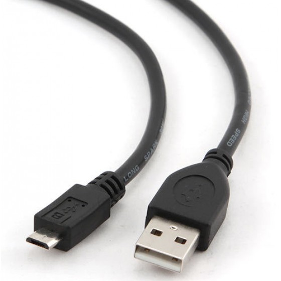 CABLEXPERT MICRO USB CABLE 0,5M - (CCP-MUSB2-AMBM-0.5M)