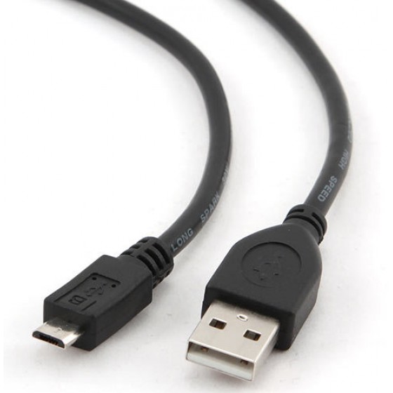 CABLEXPERT MICRO USB CABLE 1M - (CCP-MUSB2-AMBM-1M)