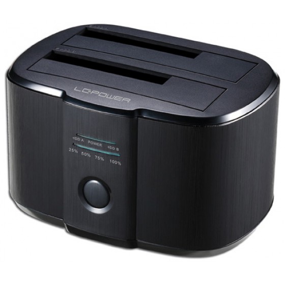 LC POWER DOCKING STATION 2.5/3.5 SATA USB 3.0 (�����) - (LC-DOCK-U3-III)