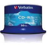 VERBATIM CD-R 80 EXTRA PROTECTION 700MB 52X CAKE BOX X50 (43351)