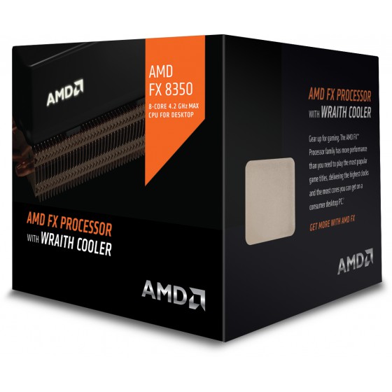 AMD FX 8350 4,00GHZ AM3+ WRAITH CO - (FD8350FRHKHBX)