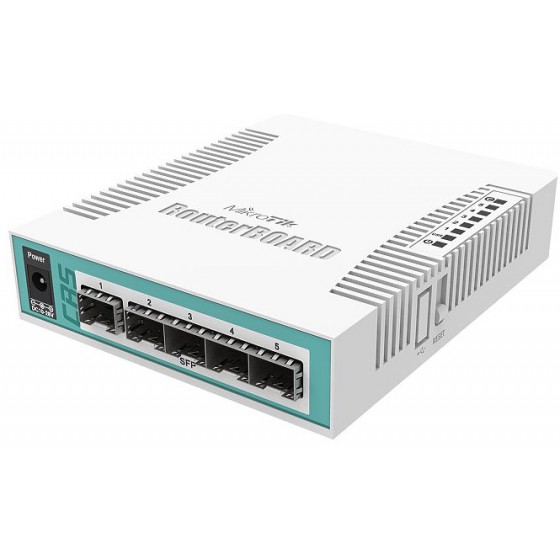 MIKROTIK CLOUD ROUTER SWITCH CRS106-1C-5S, 128MB RAM, 1X COMBO, 5X SFP