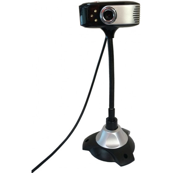POWERTECH WEB CAMERA 0.3MP, 30FPS, PLUG & PLAY, BLACK - (PT-508)