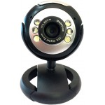 POWERTECH WEB CAMERA 1.3MP, PLUG & PLAY, BLACK - (PT-509)
